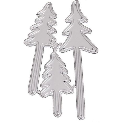 Weihnachtsbäume Metall-Stanzformen Schablone DIY Scrapbooking Album Papierkarten Vorlage Form Prägung Basteldekoration