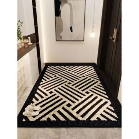 Fußmatte Außenbereich Eingang 60 x 90 cm, Fußmatte Innenbereich Waschbar - Wasserdicht - Rutschfest - für den Eingang, die Haustür, die Terrasse, den Flur, den Garten