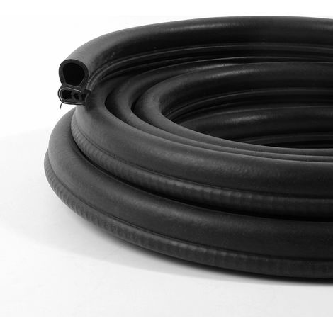 Joint Etancheite Porte Automobile - Profil En Caoutchouc Forme U - Longueur 6 M - Pour Protection Bordure Porte (1/5)
