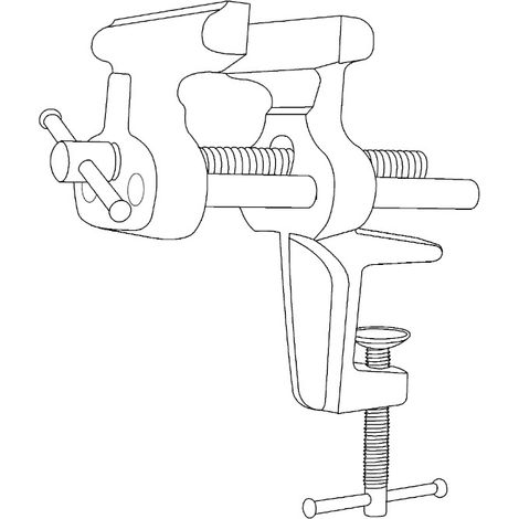 Morsa morsetto amatoriale 70 mm OUTIFRANCE