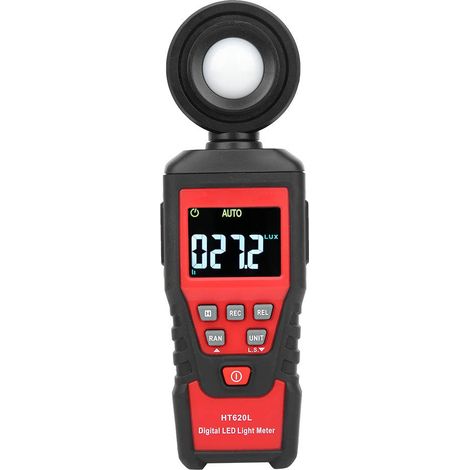 HT620L Appareil de mesure d'éclairement numérique portable haute précision (0-200000Lx, 0-20000FC) (1/5)