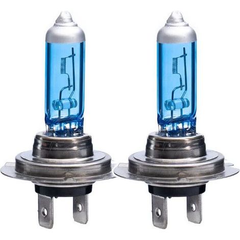 Scheinwerferlampen H1 H3 H4 H7 9005 9007 55 W 100 W 5000 K 12 V, superhelles Weiß, Ersatz für Auto-Frontscheinwerfer, Nebelscheinwerfer (H7 100 W) FLITI (1/4)