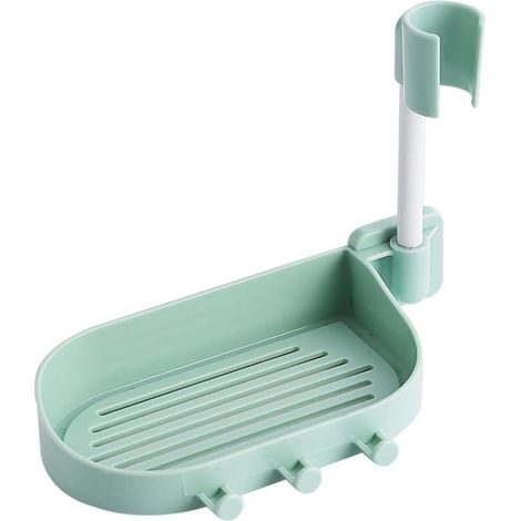 Support de pommeau de douche, accessoires de douche, support mural de douche, support de pommeau de douche à ventouse pour douchette (vert) (1/5)