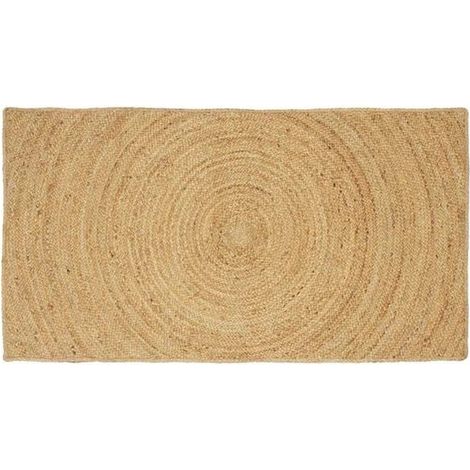 Tapis à surface naturelle, 60 x 110 cm, jute. (1/5)