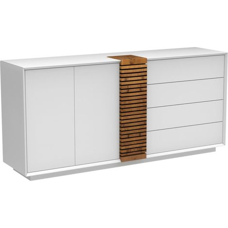 Mömax Sideboard Giovanni Weiß/Eichefarben (1/4)