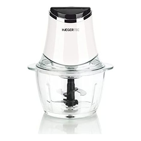 Haeger CH-30W.007A picadora eléctrica de alimentos 1,2 L 300 W Negro, Transparente, Blanco (1/3)