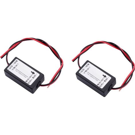 2 unidades de rectificador de cámara de coche de 12 V CC, rectificador de cámara de visión trasera, filtro de voltaje para cámara de coche (1/5)
