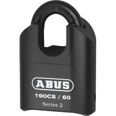 ABUS 51555 190/60 60mm Heavy-Duty Combination Padlock Closed Shackle 4-Digit