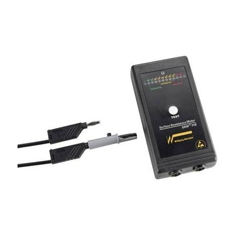 Wolfgang Warmbier SRM®110 Kit tester ESD Superficiale, Dispersione incl. Custodia, incl. Cavo di messa a terra (1/3)