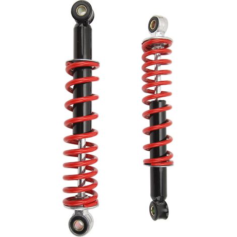 Amortisseurs de 270 mm en acier allié à ressort réglable pour motos tout-terrain, quads et karts de 50 à 125 cm3. (1/5)