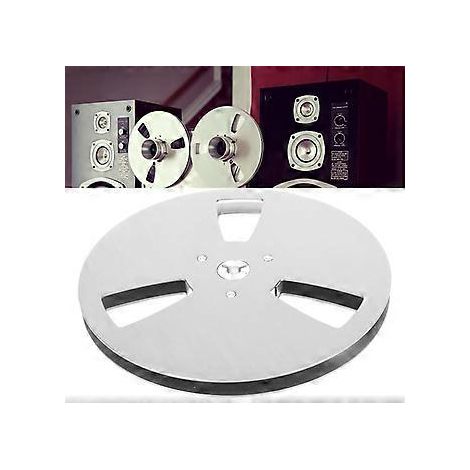 1/4 7 Zoll Rohling aus Aluminiumlegierung, 3-Loch-Öffnungsmaschine, Teileöffner-Rohlingplatte für TEAC Silver