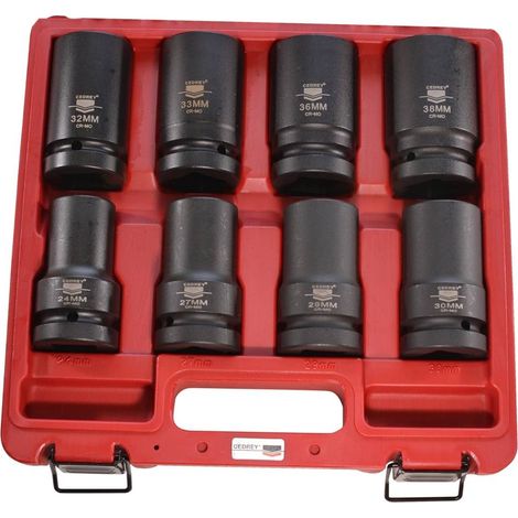 Douille A Chocs 3/4'' Longue Intensive (Coffre De 8) Cedrey