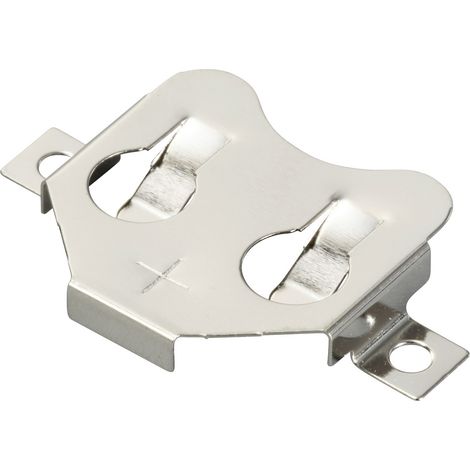 TRU COMPONENTS TC-13220728 Knopfzellenhalter 1x CR 2016, CR 2020, CR 2025, CR 2032 Federkontakt (L x