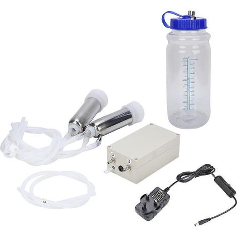 Mini aspirateur électrique portable pour vache, machine à traire pulsée domestique, pulseur réglable pour bovins ( ) (1/5)