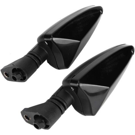 Motorrad-Blinkerlampe, 1 Paar Blinker für Motorrad-Blinker, adecuado para 800 (2011–2013), 1050 (2007–2013), 675/R (2009–2014), Street Triple 675 (2007–2013) (negro tintado). (1/4)