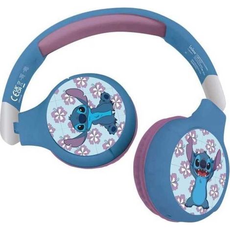 Disney STITCH 2-in-1 Bluetooth and Wired Headphones (1/3)