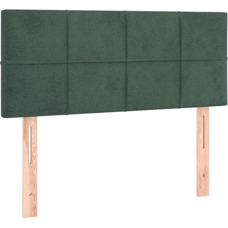 vidaXL Testiera Verde Scuro 80x5x78/88 cm in Velluto (1/5)