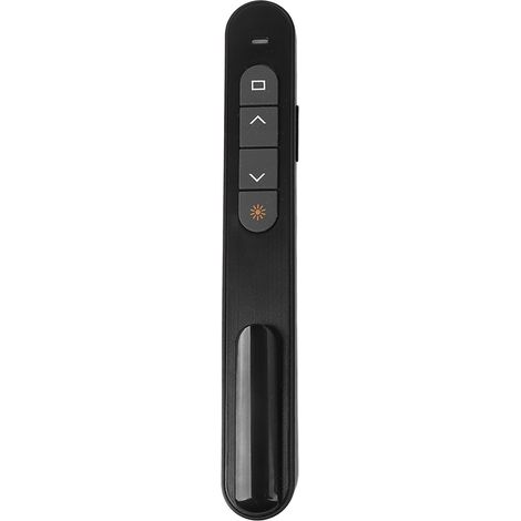 Télécommande sans fil pour présentateur, pointeur de présentation portable, idéal pour les présentations PowerPoint en classe ou au bureau.