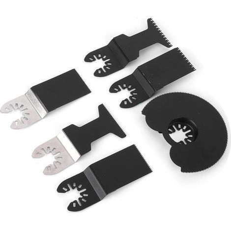 Kit de 27 lames de scie oscillantes bimétalliques à dégagement rapide, outil de coupe combiné pour bois, métal et plastique (1/5)