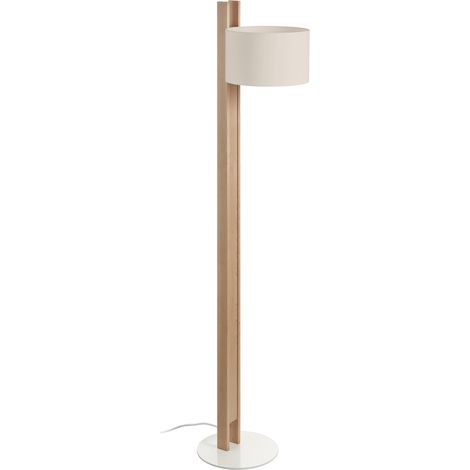 Lampadaire de salon COMPACT E27 40W Bois de hêtre Eco Beige (1/3)