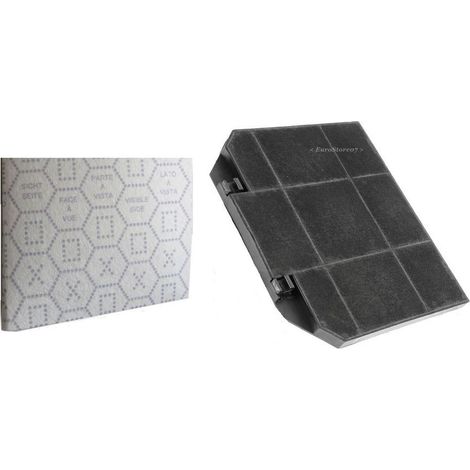 1 FILTRO CAPPA AI CARBONI + 1 PANNO PER FRANKE SMEG ARISTON 26,6 x 23,6 cm F 39 (1/2)