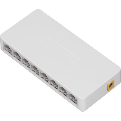 Commutateur Ethernet Gigabit 8 ports non administrable, répartiteur réseau RJ45 pour caméra de surveillance, boîtier domotique (1/5)