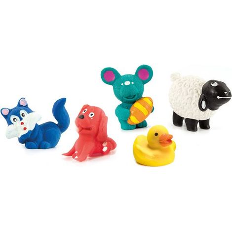 Gioco lattice per cani mini zoo colori assortiti 5,5-9 cm