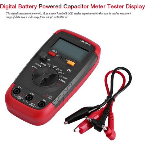 Tester di capacità digitale 0,1 pF - 20.000 uF, schermo LCD retroilluminato, preciso e affidabile per misurazioni elettroniche - ALTRO (1/4)
