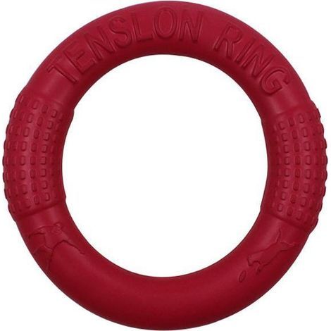 Hundetrainingsring für Outdoor-Fitnessstudios, schwimmende Leinenhalterung und interaktives Frisbee-Spielgerät, EVA-Schwimmring (rot) (1/5)