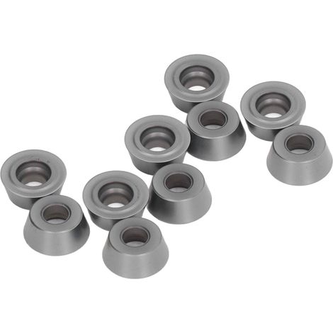 10Pcs Plaquettes Carbure RDMT1204MOTN pour Fraisage et Tournage CNC, Outils de Coupe (1/5)