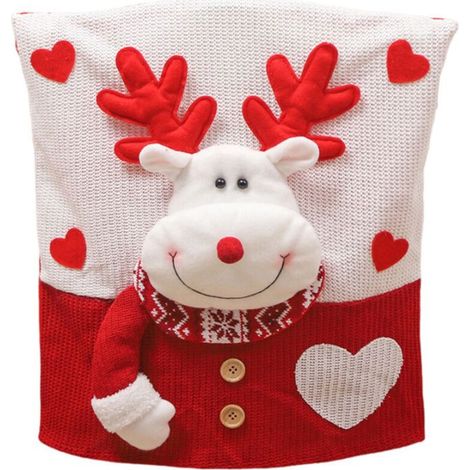 SJLERST Housse de chaise décorative pour Noël - Décoration de fête pour maison (1/5)