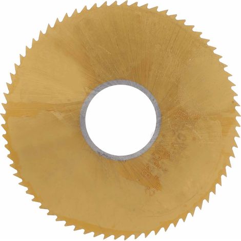 Lame de scie circulaire en acier rapide 75x1mm pour coupe bois et aluminium, disque de découpe haute vitesse. (1/5)