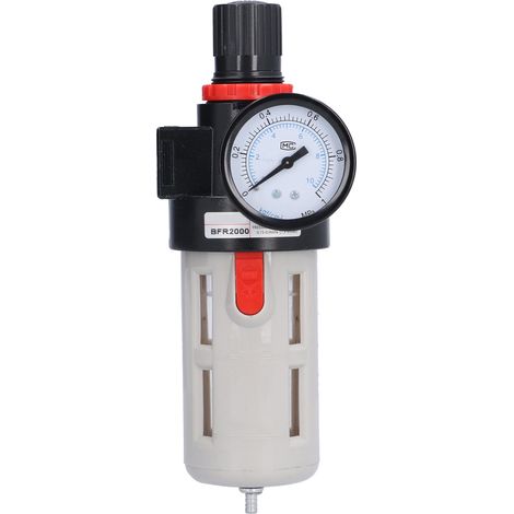 Régulateur de pression avec filtre et lubrificateur pneumatique PT 1/4 BFR2000, kit traitement d'air pour compresseur, unité FRL 1/4 pouce (1/5)