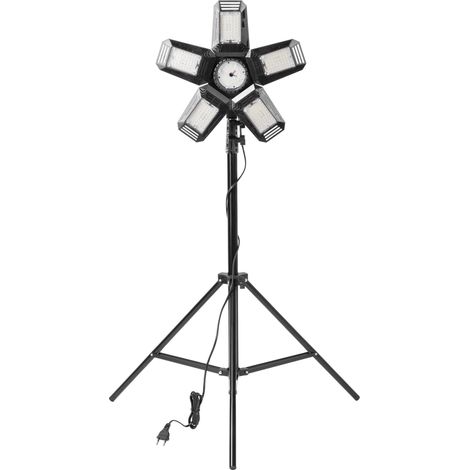 Rigel LED 5-Blatt-Klapp-Werkstattlampe 55W + Stativ - ON-NL-6516
