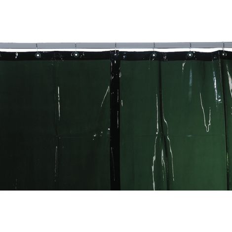Cortina protectora para soldadura S7 y amoladura en verde KEMPER                 2800 x 1300 mm - 2.2 kg