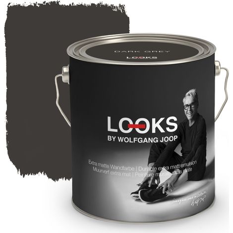 LOOKS by Wolfgang Joop Dark Grey Matt Wandfarbe 2,5L