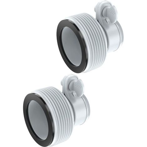 Adaptateur de Tuyau de Type B pour Pompes, Paquet de 2, Adaptateur de Tuyau de Piscine pour raccords de 1,5 "et 1,25" (1/5)