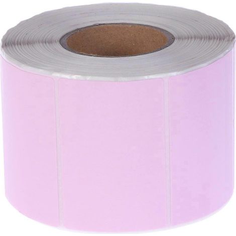 Étiquettes colorées à transfert thermique, papier pour imprimante, autocollants vierges pour bureau, cuisine, salon de thé (rose)-Pink