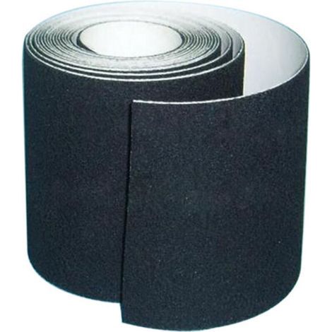 Bande Antidérapante Adhésive pour Escaliers, Friction, Abrasif pour les Sécurité, Escabeau, Intérieur, Extérieur, Haute Traction, 10CM x 5M, Noir (1/5)