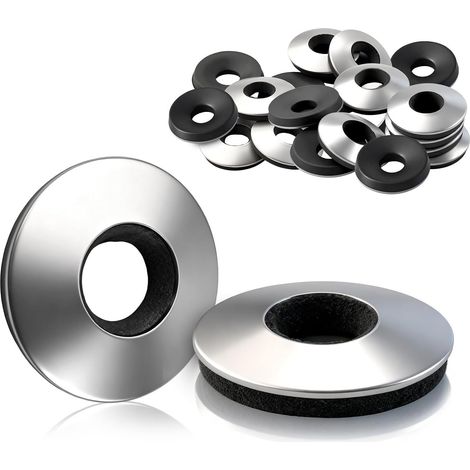 Lot de 60 rondelles d'étanchéité EPDM M8 x 32 mm avec revêtement en néoprène Rondelles de carrosserie en acier inoxydable pour vis (1/5)