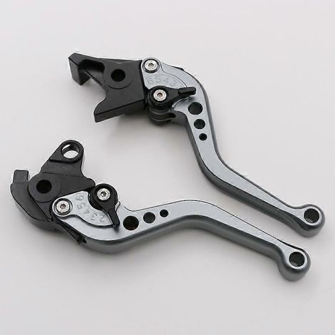 Convient pour la modification du levier de commande de frein, d'embrayage et de klaxon hydrauliques (gris 2) de la moto Honda CB1300/ABS (1/5)