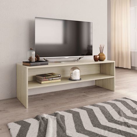 vidaXL Mobile Porta TV Rovere Sonoma 120x40x40 cm in Legno