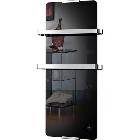 Portasalviette elettrico nero 900w - 210 - Chemin'arte