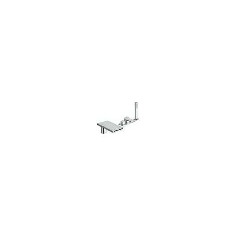 BAIN DOUCHE QUADRI S SUR GORGE AVEC DOUCHETTE CHROME - CRISTINA ONDYNA QS18151 (1/4)