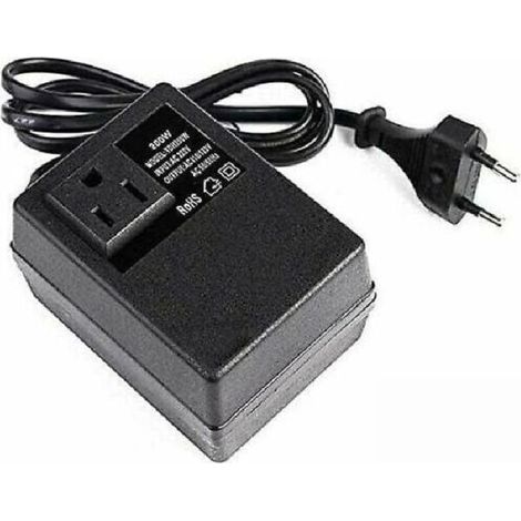 Convertisseur de Tension 200W Transformateur EU Vers US Transformateur Abaisseur 220V Vers 110V Adaptateur de Voyage Monophasé Prise EU