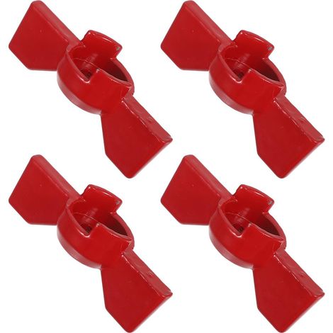 Poignée de Robinet Extérieur en Alliage D'aluminium Rouge (1/5)