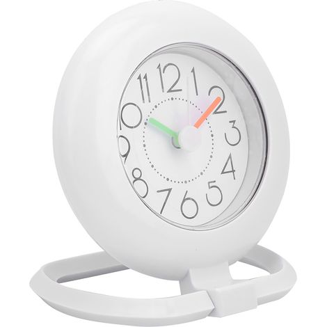 Horloge Murale Étanche Design pour Salle de Bain et Cuisine - Déco Moderne (Blanc) (1/5)