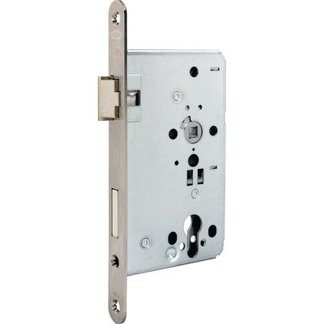 Cerradura de embutir 0715 PZ 24 / 65/72 DIN izquierda Acero inoxidable Clase 4 BKS