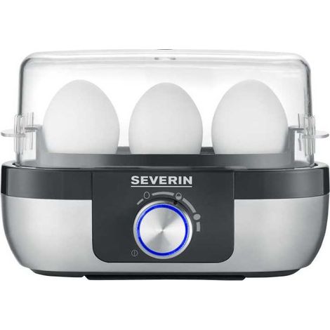 Severin EK 3163 hervidor de huevos negro acero inoxidable