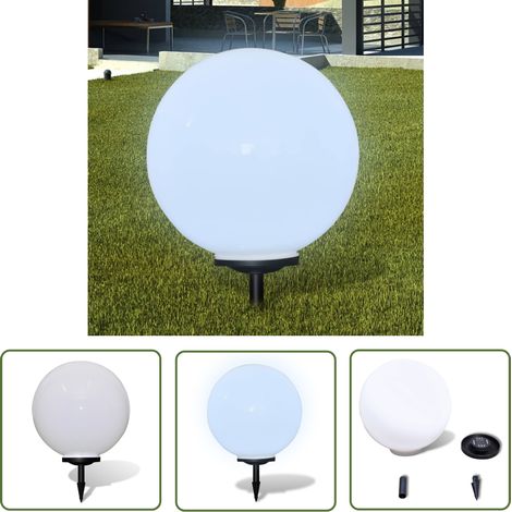 The Living Store Wegeleuchte LED 50 cm mit Erdspieß - LED-Lampe - Solarleuchte - Gartenbeleuchtung - Außenscheinwerfer - Wegleuchte (1/5)